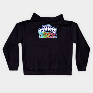 Family Cartoons - Smiling Critters Kids Hoodie